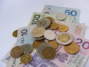gotówka monety i pieniądze papierowe